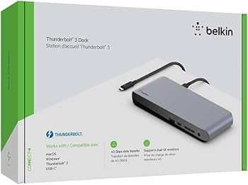 Amazon.com: Belkin Thunderbolt 3 Dock Pro with 2.6 ft Thunderbolt