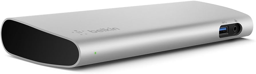 Amazon.com: Belkin Thunderbolt 3 Dock w/ 2.6ft Thunderbolt 3 Cable