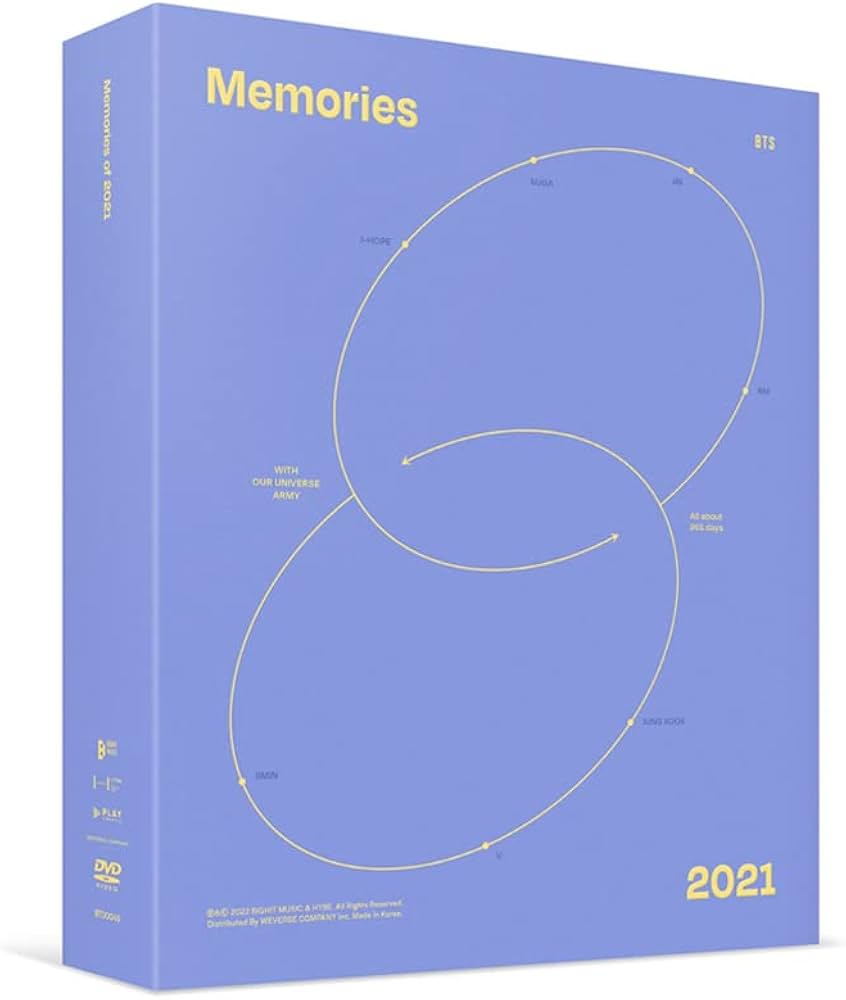 BTS - Memories of 2021 (DVD) : Amazon.ca: Toys & Games