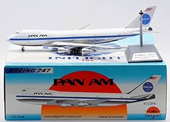 Amazon | Inflight 1/200 完成品 パンナム 航空 Pan Am B747-100