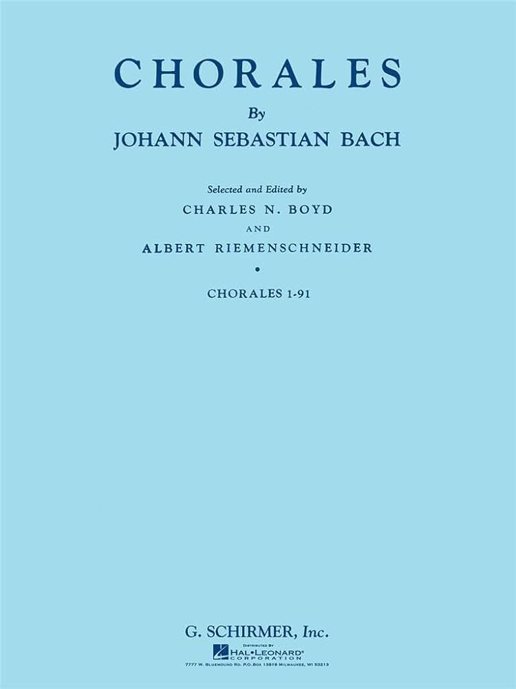 Johann Sebastian Bach - Chorales 1-91, Open Score: Piano Solo Book