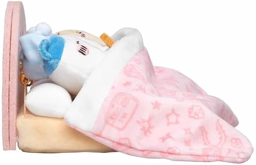 Amazon.co.jp: ちいかわ おやすみベッドと繋がるマスコットセット