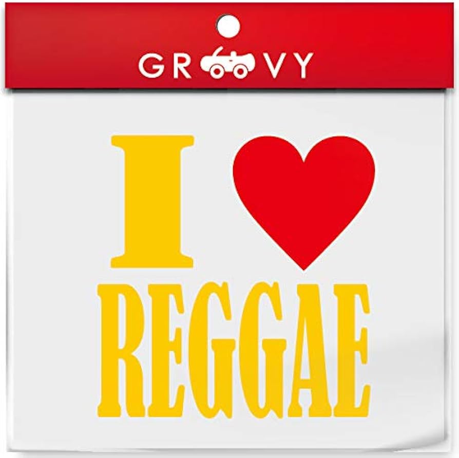 Amazon.co.jp: I LOVE REGGAE 車 ステッカー アイ ラブ レゲエ 音楽