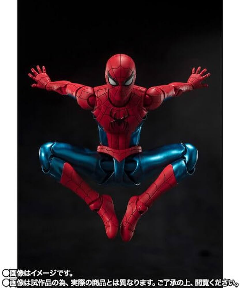 Amazon.co.jp: SH スパ イダー マン フィギュア［ニューレッド&ブルー