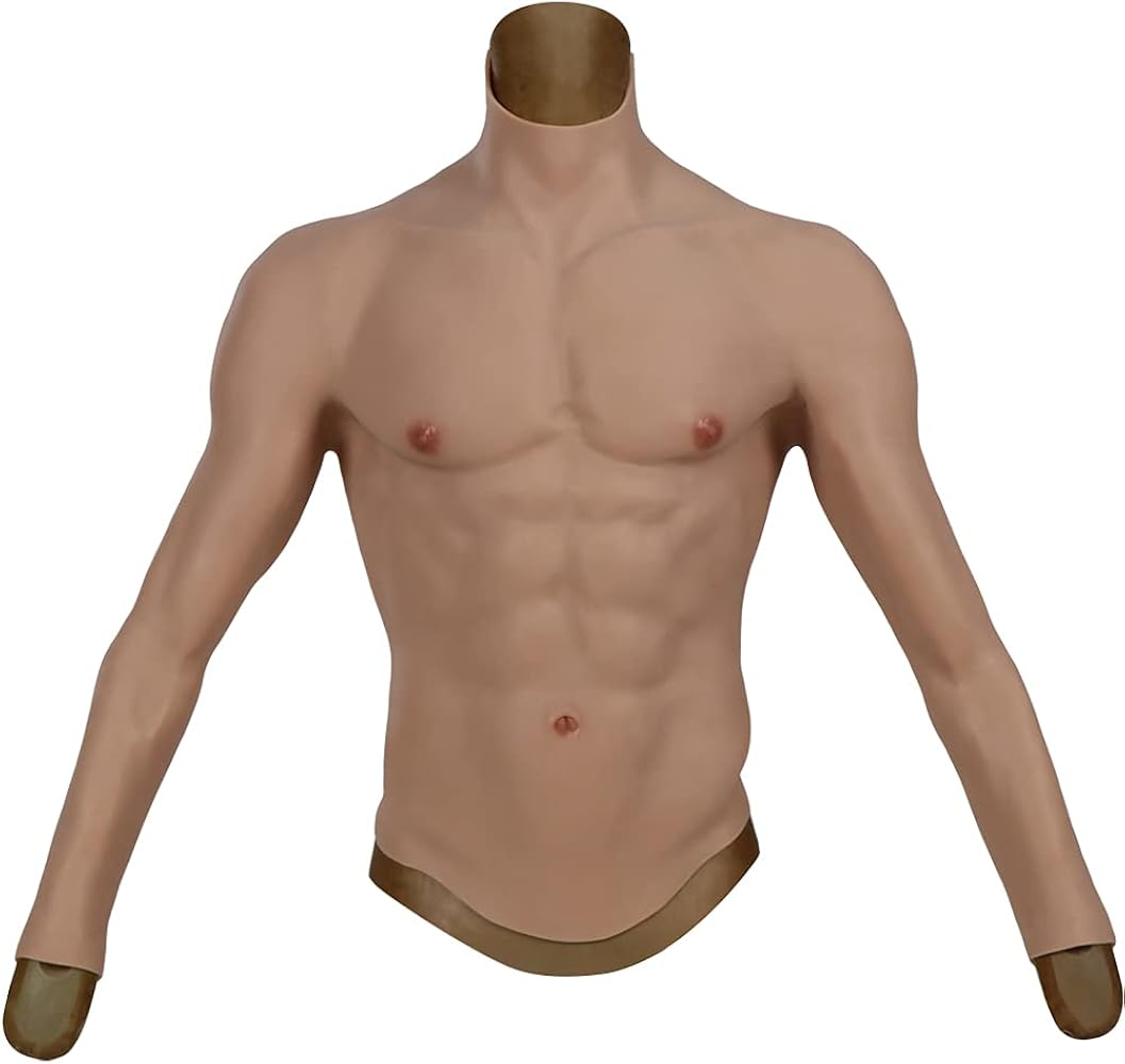 Amazon.co.jp: [NC] HanGe 筋肉スーツ シリコン筋肉服腕付き シリコン