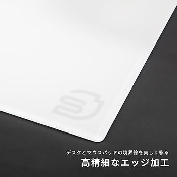 Amazon.co.jp: STORIA ゲーミングマウスパッド ガラス Nulla White XL