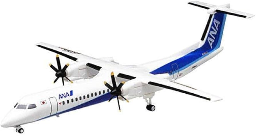 ANK DHC-8-300 つばき JA801K 1:200 モデルプレーン ANK DHC-8-300