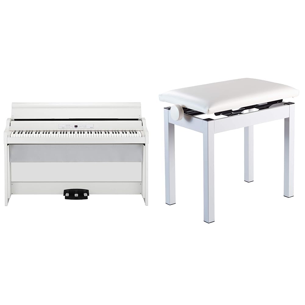 Amazon | 【セット買い】KORG 電子ピアノ G1B AIR WHITE ホワイト 演奏