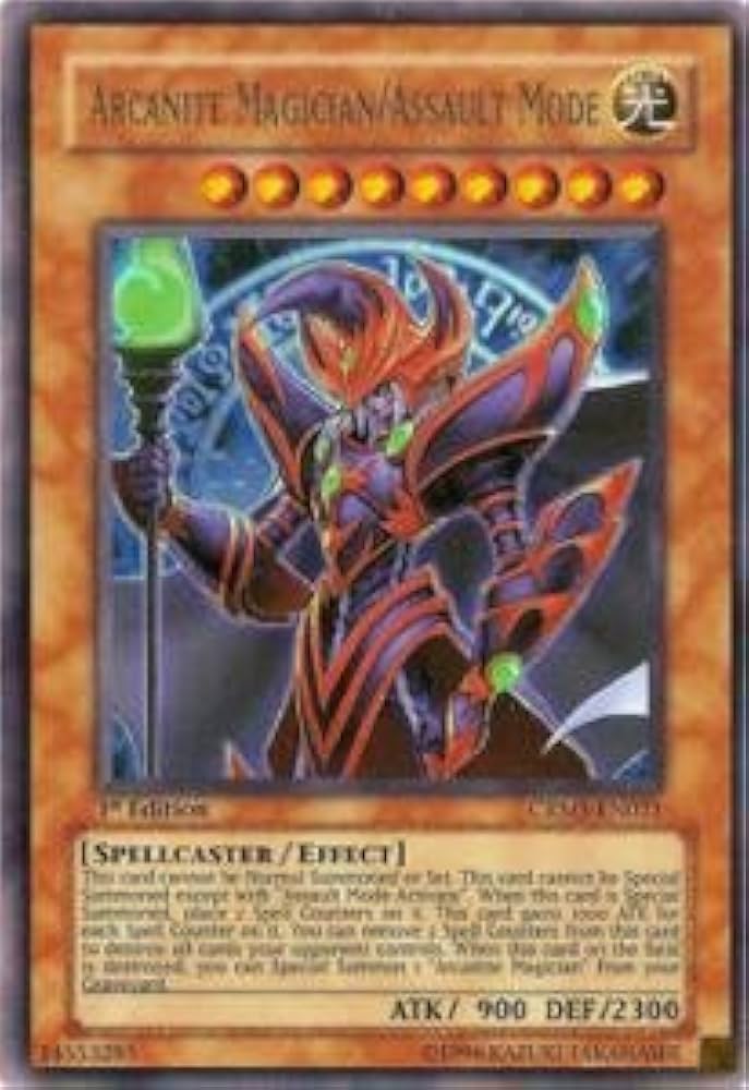 Amazon.co.jp: 遊戯王カード 英語版 Arcanite Magician/Assault Mode