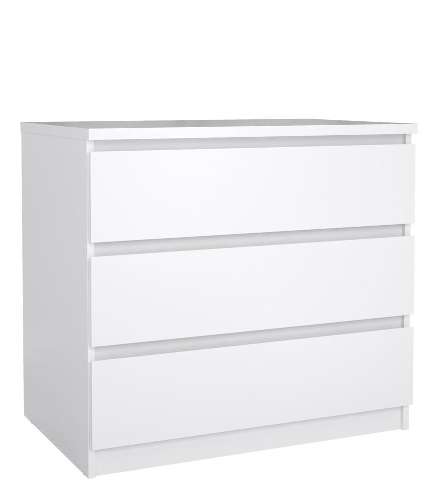 Amazon.com: Tvilum Scottsdale 3 Drawer Chest in White High Gloss