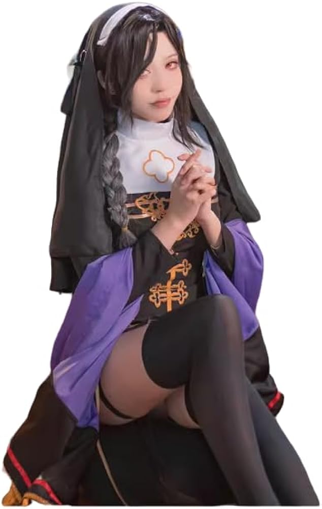 Amazon.co.jp: [WJDLVKBP] [PAPAWBULK]白雪巴 シスター服 白雪巴 衣装