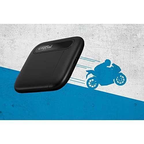 Crucial X6 4TB Portable SSD - Up to 800MB/s - PC and Mac - USB 3.2
