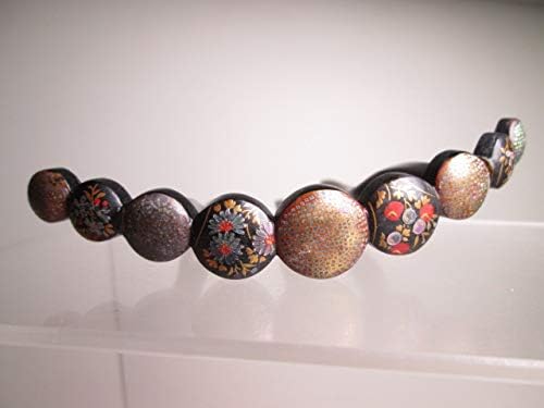 アンティーク・菊屋 永正作 本鼈甲螺鈿細工金蒔絵四季花丸紋の