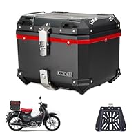 Amazon | CODEM バイク リアボックス 45L 大容量 トップケース ABS