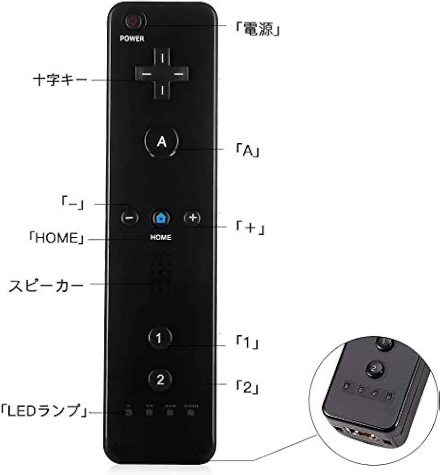 Amazon | NITONAMI Wiiリモコン プラス Wii コントローラー WiiU Wii