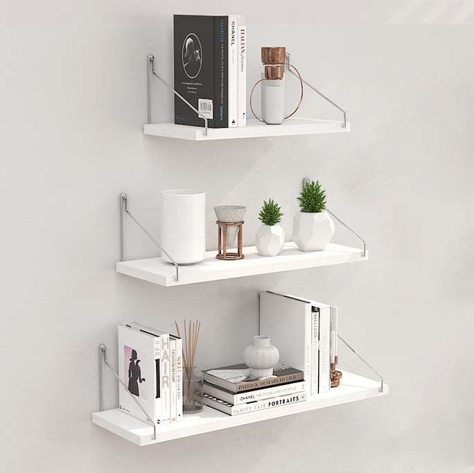 Amazon｜RINHAPI ウォールシェルフ 穴あけ不要 3点セット 30+40+50cm