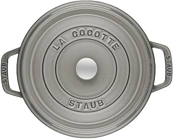 Amazon.co.jp: staub ストウブ 「 ピコ ココット ラウンド グレー 26cm