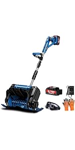 Amazon.co.jp: 電動除雪機 雪かき 除雪スコップ 6000mAh 大容量