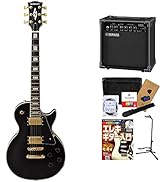 Amazon | BUSKER'S BLC300 BK レスポールカスタム ブラック 黒 エレキ
