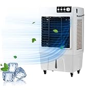 Amazon | ZAPJQL 業務用 大型冷風扇 冷風機 90W気化式送風機 風量