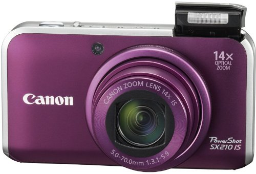 Amazon | Canon デジタルカメラ PowerShot SX210 IS パープル