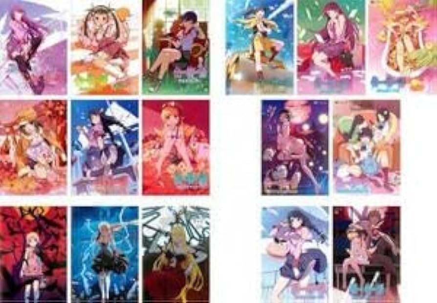 Amazon.co.jp: 物語シリーズ ファーストシーズン 全16枚 化物語、傷