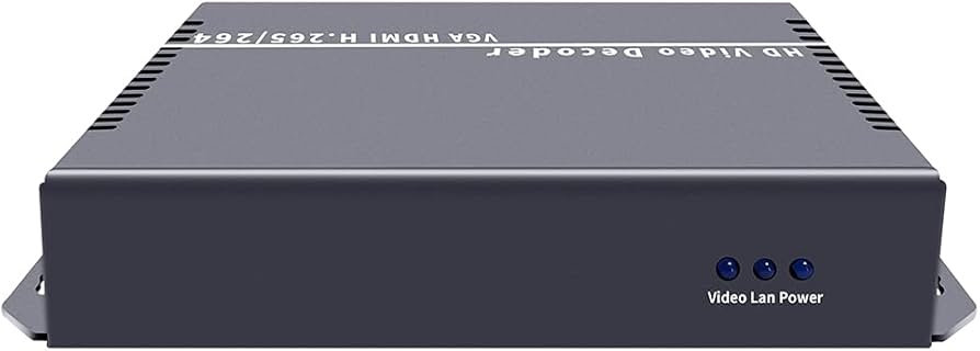 Amazon | iseevy H.265 H.264 4K 1080P ビデオデコーダー HDMI VGA