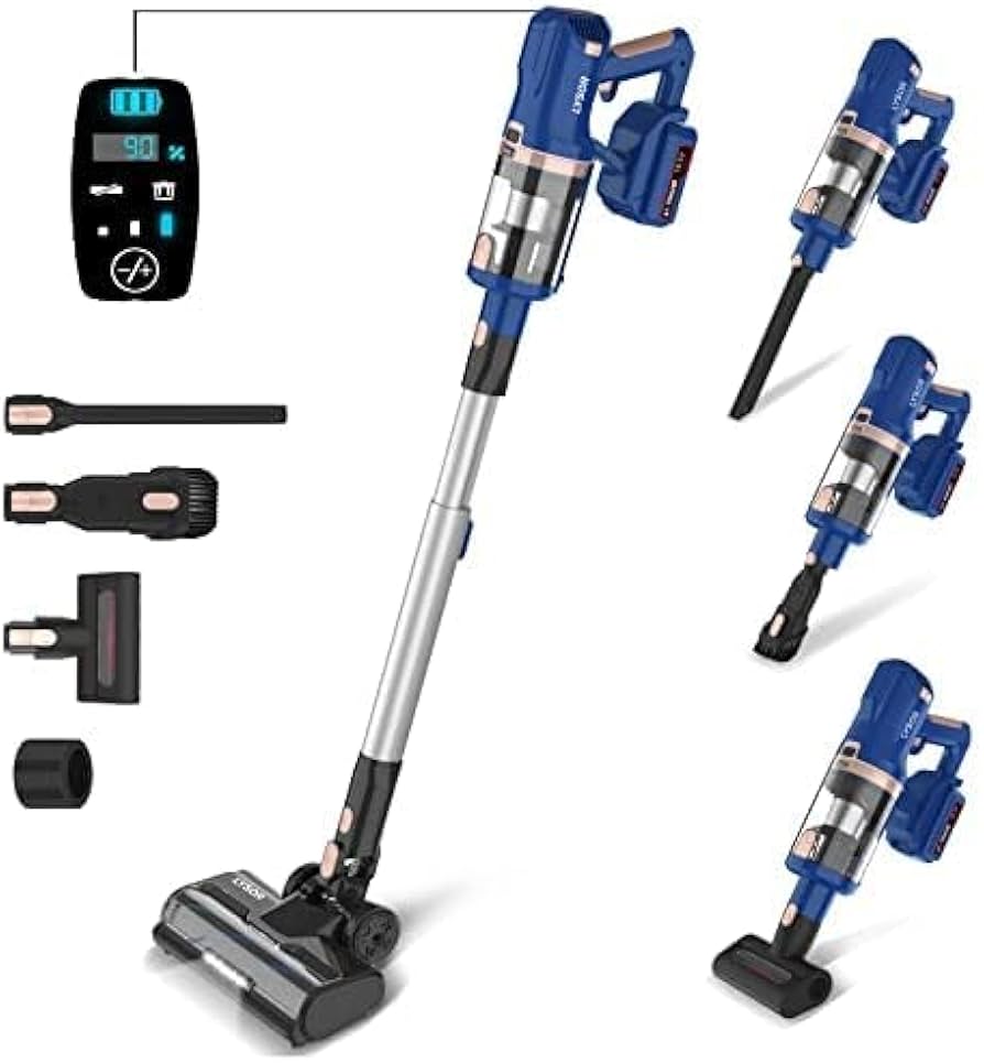 Amazon | 【新登場&60分間連続稼働】LYSOR コードレス掃除機 30000Pa