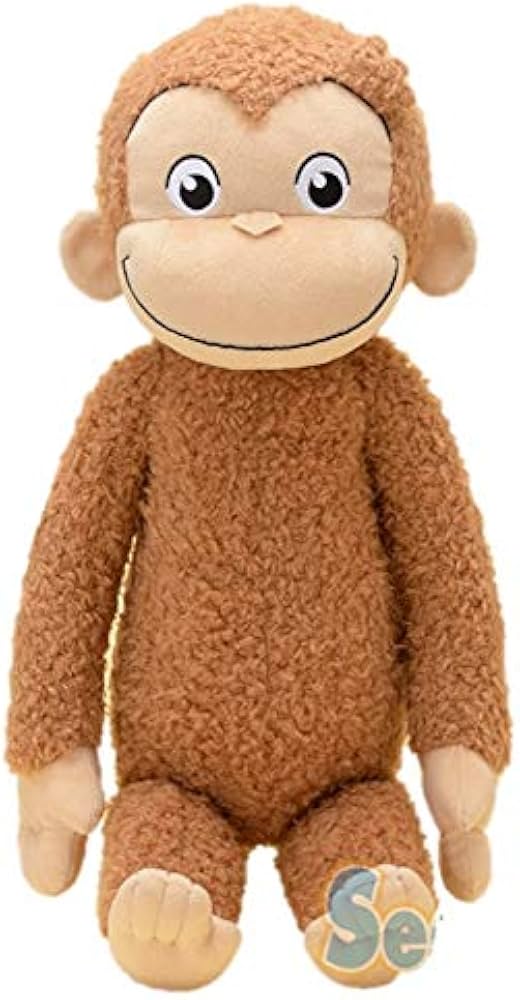 Amazon.co.jp: おさるのジョージ ぬいぐるみ ギガジャンボ ふわくる