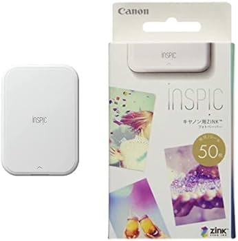 Amazon.co.jp: 【2点セット】Canon スマホ専用ミニフォトプリンター