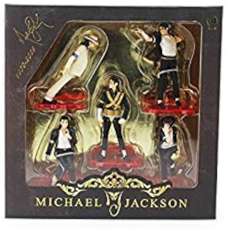 Amazon | マイケル・ジャクソン 5体 フィギュア セット デンジャラス