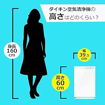 Amazon | MCK70W-W [加湿ストリーマ空気清浄機 (ホワイト)] | ダイキン