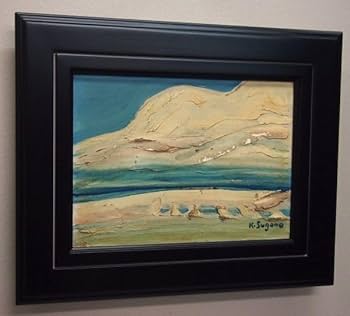 Amazon.co.jp: 真作保証 菅野恵介 「雪山」 油彩画 4号 裏書あり 風景