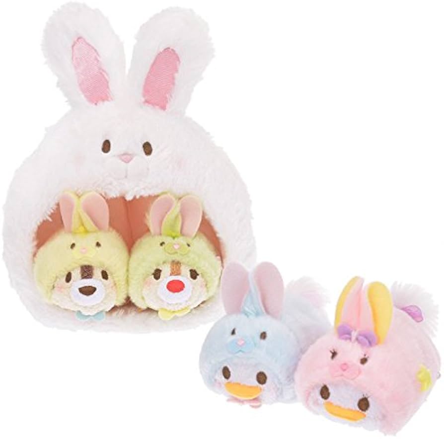 Amazon.co.jp: ツムツム ぬいぐるみ イースター ドナルド&デイジー
