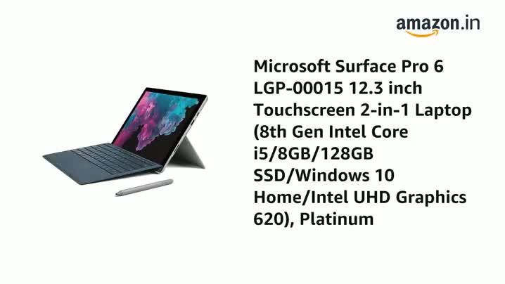 Amazon.in: Buy Microsoft Surface Pro 6 LGP-00015 12.3 inch