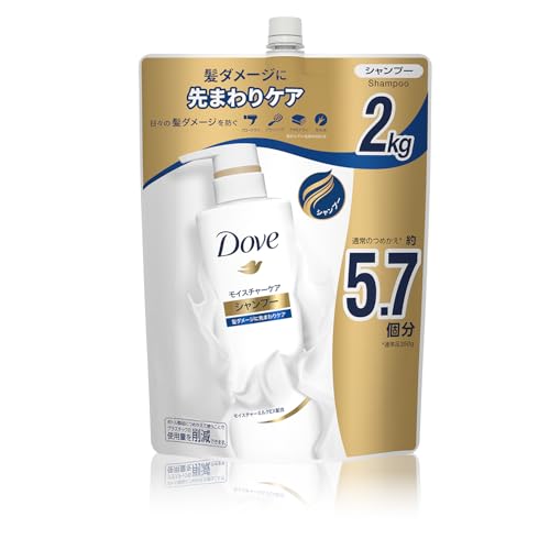 ユニリーバ ダヴ モイスチャーケア シャンプー 2kg 詰め替え用