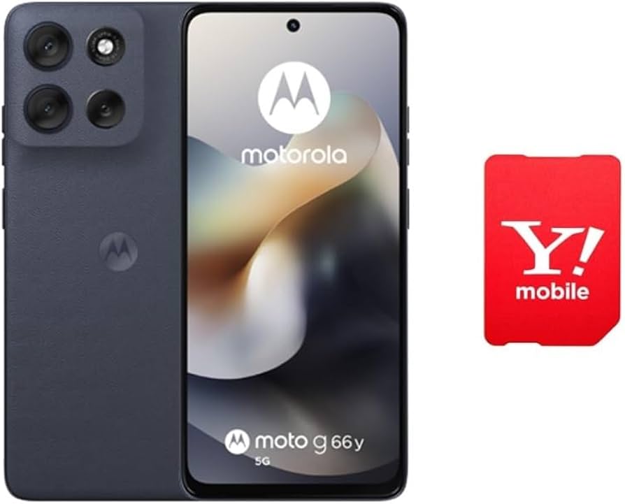 Amazon | 【本体一括購入】Y!mobile moto g66y 5G【新規申込・シンプル