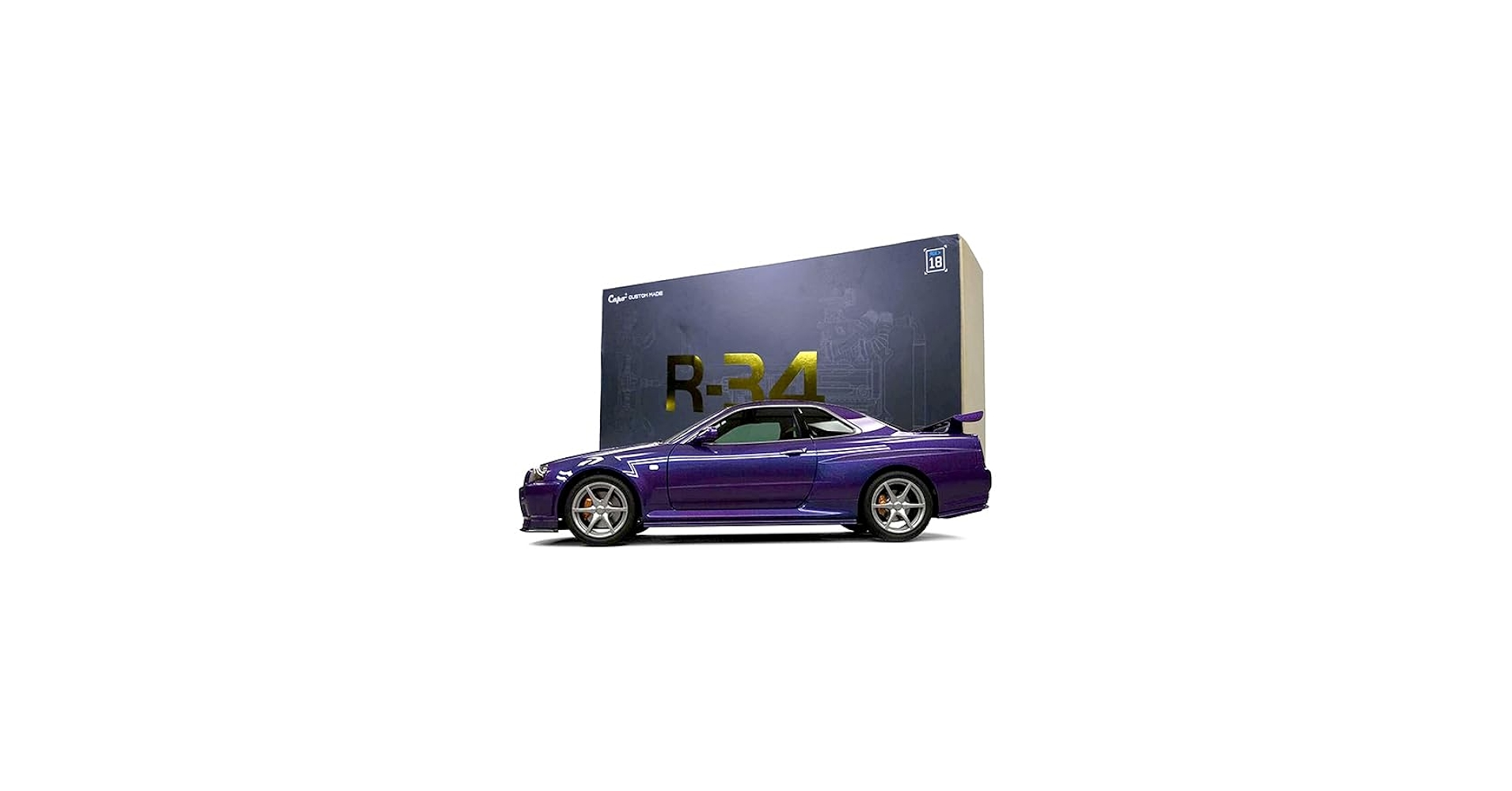 Amazon.co.jp: CAPO 1/8 R34 GT-R ミッドナイトパープルⅡ 塗装済
