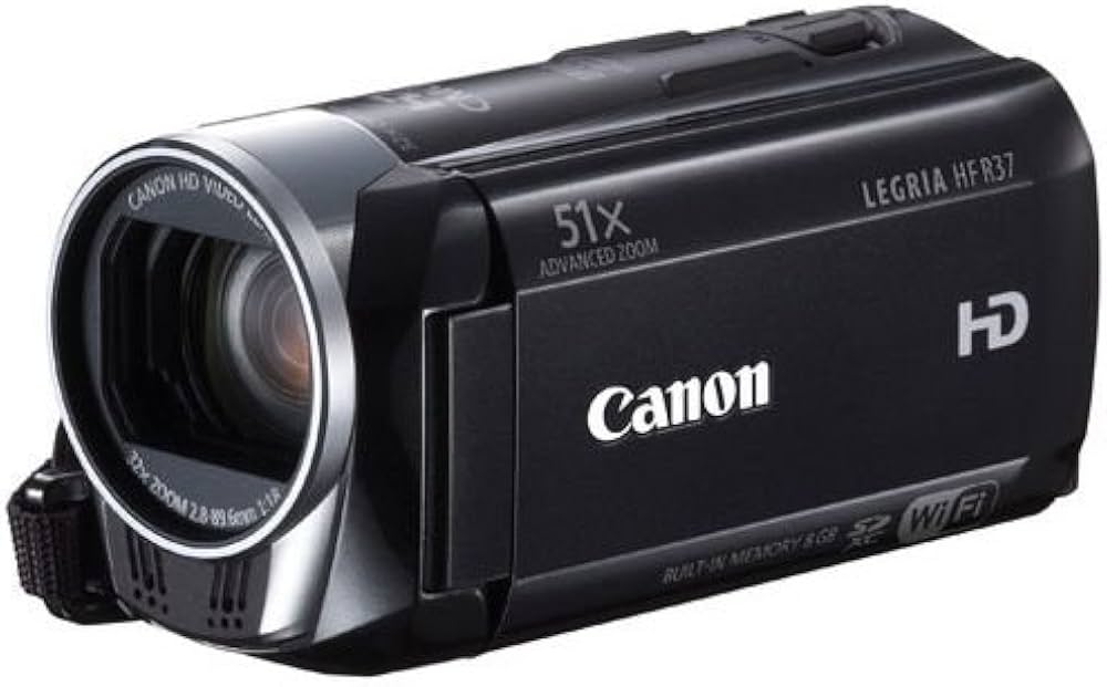 Canon Legria HF R37 Camcorder 51x Advanced Zoom Full HD CMOS