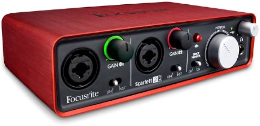 Amazon.co.jp: Focusrite Scarlett 2i2 オーディオインターフェイス