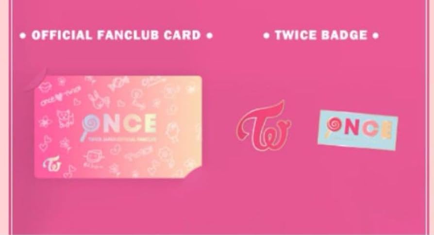 Amazon.co.jp: TWICE ONCE JAPAN 入会特典 ピンバッジ 会員証 ファン