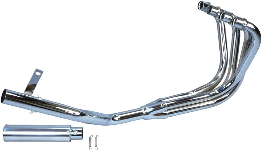 美品激鳴き】CBX400F ヨシケン 40πフルアルミ4-2-1マフラー 美品激鳴き