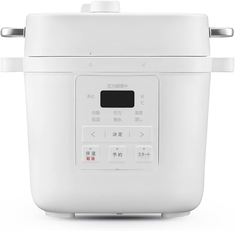 Amazon | アイリスオーヤマ 電気圧力鍋 3L 3~4人 簡単調理 お手入れ