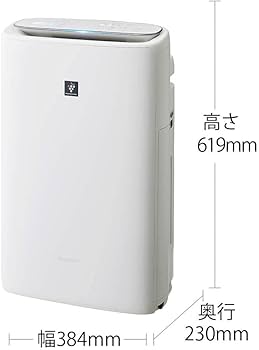 Amazon.co.jp: シャープ 加湿 空気清浄機 KI-RS50-W ホワイト プラズマ