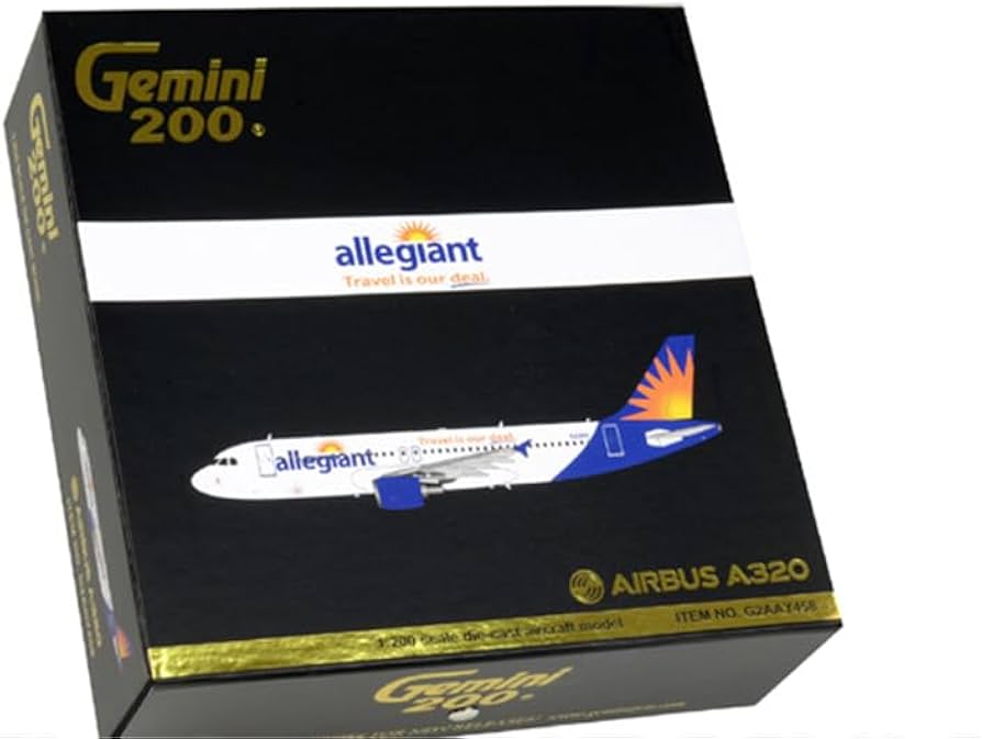 Amazon.com: ACE HOBBY for GeminiJets Allegiant Air for Airbus A320