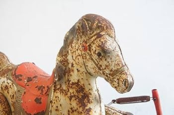 Amazon.co.jp: イギリスアンティーク スプリングホース①/ブリキ