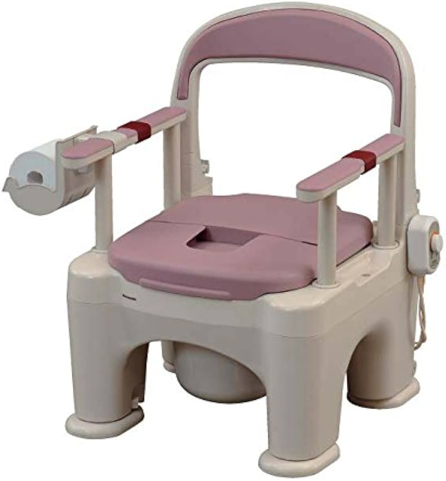 Amazon | ラフィーネ ポータブルトイレ 座楽 あたたか便座 前後傾斜脚