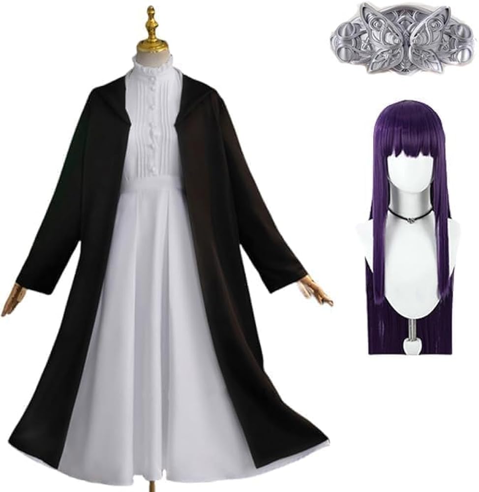 Amazon.co.jp: [楽コス] フェルン コスプレ衣装 ウィッグ付き 髪飾り