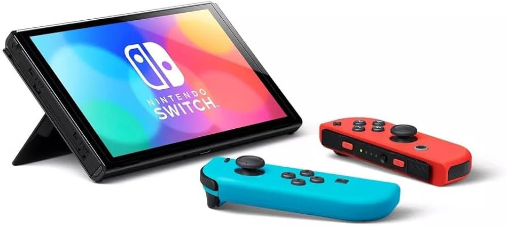 Amazon.com: Nintendo Switch – OLED Model w/Neon Red & Neon Blue
