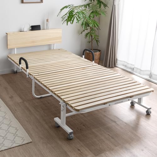 タンスのゲン 折りたたみ桐すのこベッド シングル (ベッド) 価格比較